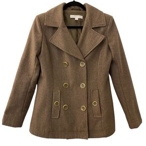 😻Wool Blend Tan Coat